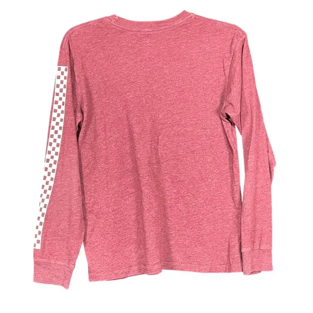 Lady's long sleeve Vans brand graphic piullover shirt. large size in petite